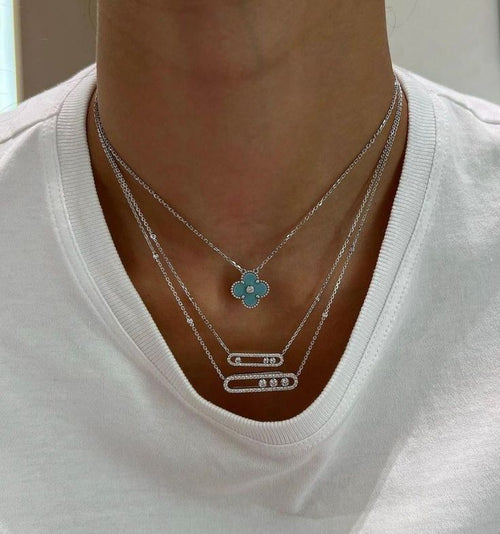 Delicate Pavé Chain Necklace